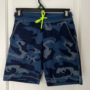 Blue camo shorts. Never worn